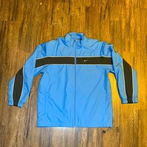 Nike Wind Breaker Track Jacket Blue Size L